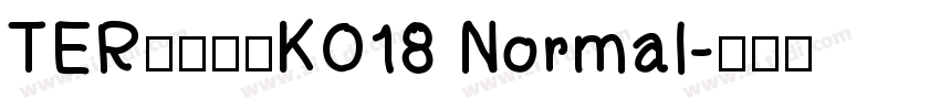 TER第三罗马KO18 Normal字体转换